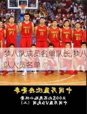 梦八队成员名单队长,梦八队人员名单