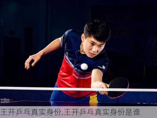 王开乒乓真实身份,王开乒乓真实身份是谁