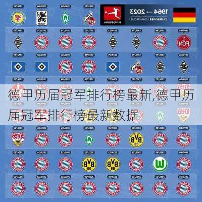 德甲历届冠军排行榜最新,德甲历届冠军排行榜最新数据