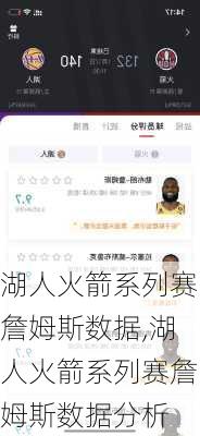 湖人火箭系列赛詹姆斯数据,湖人火箭系列赛詹姆斯数据分析
