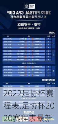 2022足协杯赛程表,足协杯2020赛程表最新