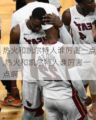 热火和凯尔特人谁厉害一点,热火和凯尔特人谁厉害一点啊