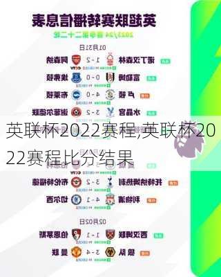 英联杯2022赛程,英联杯2022赛程比分结果