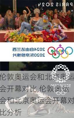 伦敦奥运会和北京奥运会开幕对比,伦敦奥运会和北京奥运会开幕对比分析