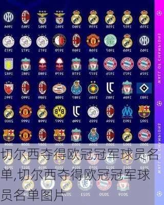 切尔西夺得欧冠冠军球员名单,切尔西夺得欧冠冠军球员名单图片