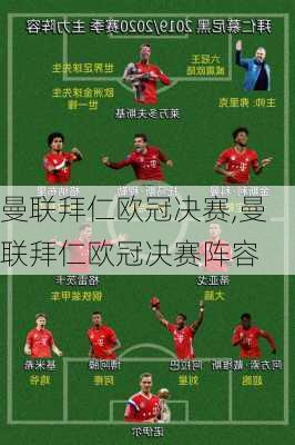 曼联拜仁欧冠决赛,曼联拜仁欧冠决赛阵容