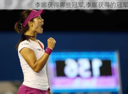 李娜获得哪些冠军,李娜获得的冠军