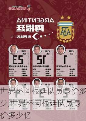 世界杯阿根廷队员身价多少,世界杯阿根廷队员身价多少亿