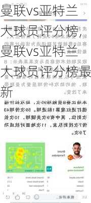 曼联vs亚特兰大球员评分榜,曼联vs亚特兰大球员评分榜最新