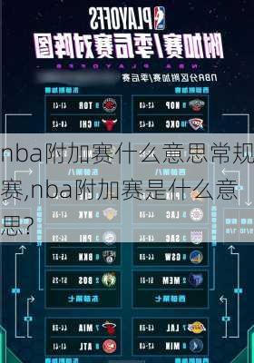 nba附加赛什么意思常规赛,nba附加赛是什么意思?