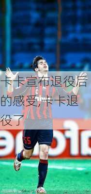 卡卡宣布退役后的感受,卡卡退役了