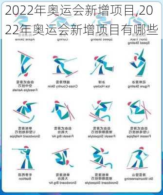2022年奥运会新增项目,2022年奥运会新增项目有哪些