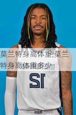 莫兰特身高体重,莫兰特身高体重多少