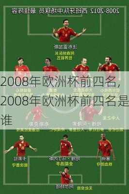 2008年欧洲杯前四名,2008年欧洲杯前四名是谁
