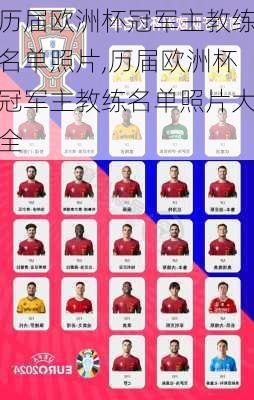 历届欧洲杯冠军主教练名单照片,历届欧洲杯冠军主教练名单照片大全