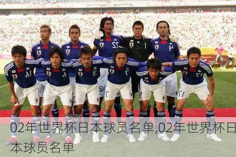 02年世界杯日本球员名单,02年世界杯日本球员名单