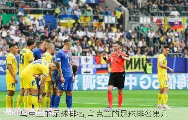 乌克兰的足球排名,乌克兰的足球排名第几