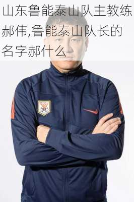 山东鲁能泰山队主教练郝伟,鲁能泰山队长的名字郝什么