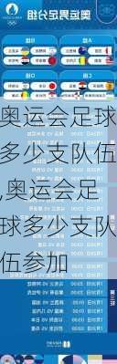 奥运会足球多少支队伍,奥运会足球多少支队伍参加