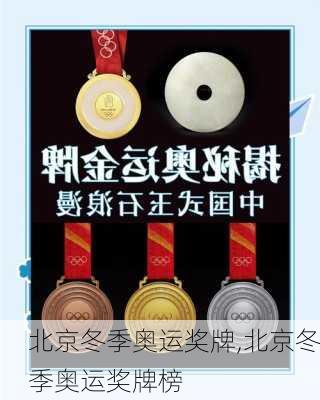 北京冬季奥运奖牌,北京冬季奥运奖牌榜