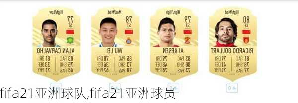 fifa21亚洲球队,fifa21亚洲球员