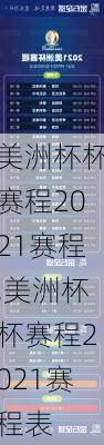 美洲杯杯赛程2021赛程,美洲杯杯赛程2021赛程表