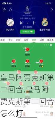皇马阿贾克斯第二回合,皇马阿贾克斯第二回合怎么打