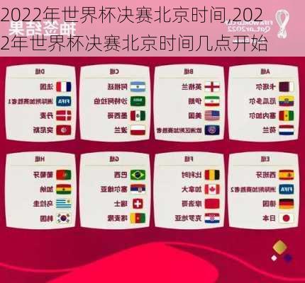2022年世界杯决赛北京时间,2022年世界杯决赛北京时间几点开始
