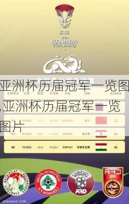 亚洲杯历届冠军一览图,亚洲杯历届冠军一览图片