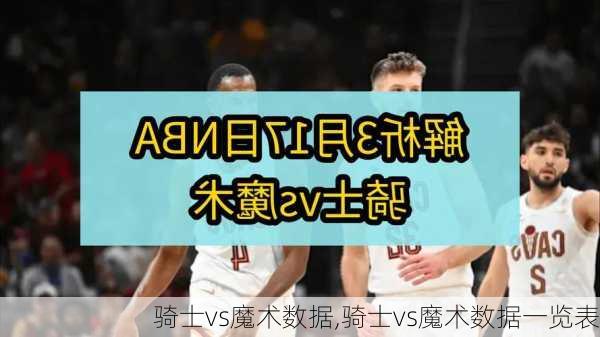骑士vs魔术数据,骑士vs魔术数据一览表