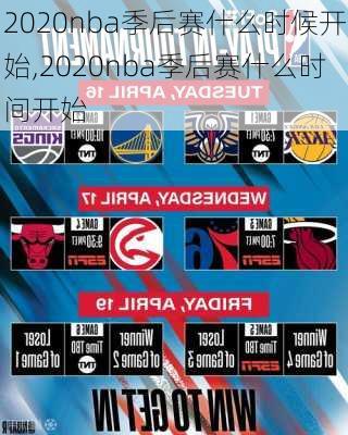 2020nba季后赛什么时候开始,2020nba季后赛什么时间开始
