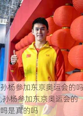 孙杨参加东京奥运会的吗,孙杨参加东京奥运会的吗是真的吗