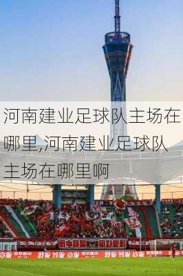 河南建业足球队主场在哪里,河南建业足球队主场在哪里啊