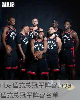 nba猛龙总冠军阵容,nba猛龙总冠军阵容名单