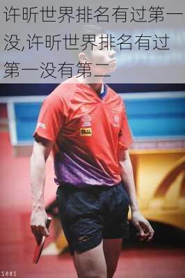 许昕世界排名有过第一没,许昕世界排名有过第一没有第二