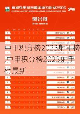 中甲积分榜2023射手榜,中甲积分榜2023射手榜最新