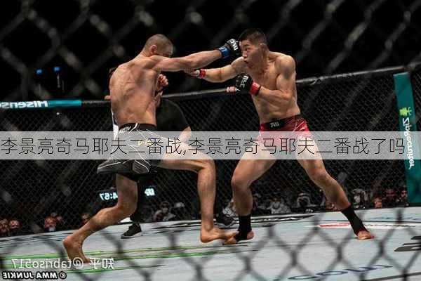 李景亮奇马耶夫二番战,李景亮奇马耶夫二番战了吗