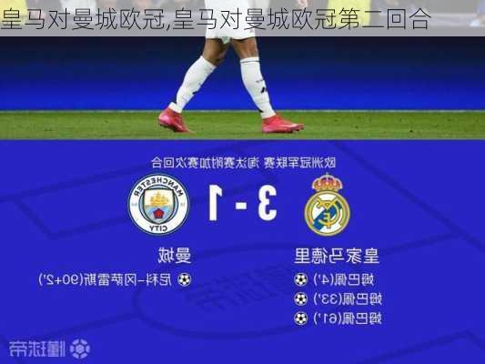 皇马对曼城欧冠,皇马对曼城欧冠第二回合