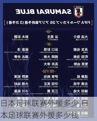 日本足球联赛外援多少,日本足球联赛外援多少钱