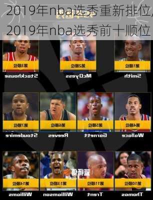 2019年nba选秀重新排位,2019年nba选秀前十顺位
