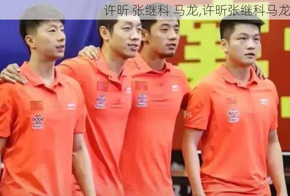 许昕 张继科 马龙,许昕张继科马龙