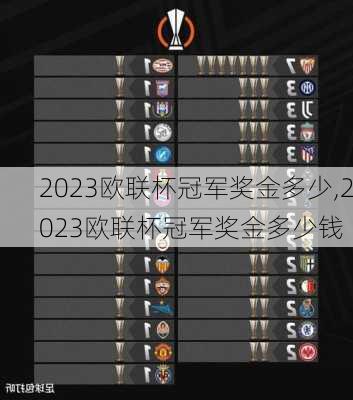 2023欧联杯冠军奖金多少,2023欧联杯冠军奖金多少钱