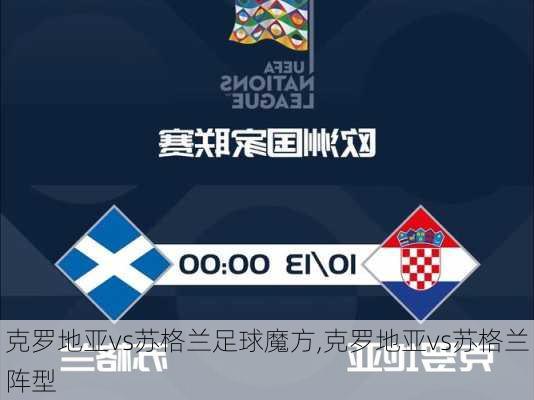 克罗地亚vs苏格兰足球魔方,克罗地亚vs苏格兰阵型