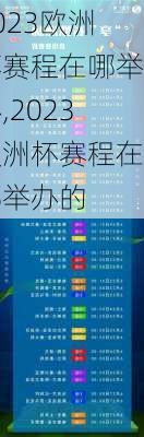 2023欧洲杯赛程在哪举办,2023欧洲杯赛程在哪举办的