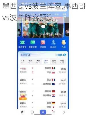 墨西哥vs波兰阵容,墨西哥vs波兰阵容预测