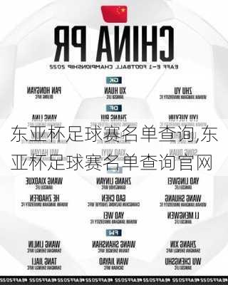 东亚杯足球赛名单查询,东亚杯足球赛名单查询官网