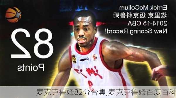 麦克克鲁姆82分合集,麦克克鲁姆百度百科