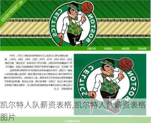凯尔特人队薪资表格,凯尔特人队薪资表格图片