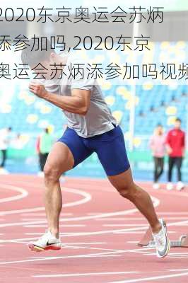 2020东京奥运会苏炳添参加吗,2020东京奥运会苏炳添参加吗视频