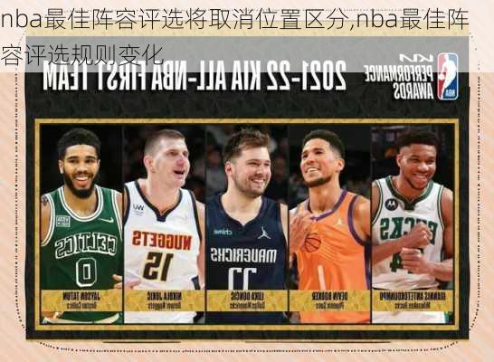 nba最佳阵容评选将取消位置区分,nba最佳阵容评选规则变化